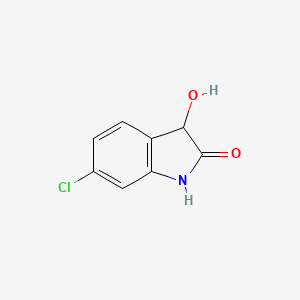 molecular formula C8H6ClNO2 B13440995 6-Chloro-3-hydroxyindolin-2-one 