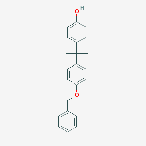 molecular formula C22H22O2 B134410 Bisphenol A Monobenzyl Ether CAS No. 42781-88-4