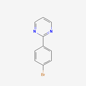 molecular formula C10H7BrN2 B1344100 2-(4-Bromophenyl)pyrimidine CAS No. 210354-17-9