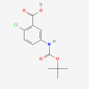 5-((tert-Butoxycarbonyl)amino)-2-chlorobenzoic acid
