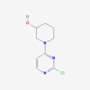 B1344117 1-(2-Chloropyrimidin-4-YL)piperidin-3-OL CAS No. 945895-48-7