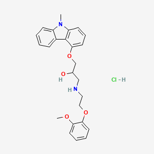 molecular formula C25H29ClN2O4 B13441214 N-Methyl Carvedilol Hydrochloride 