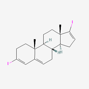 molecular formula C19H24I2 B13441251 3,17-Diiodoandrosta-3,5,16-triene 