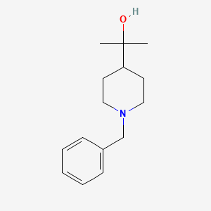 molecular formula C15H23NO B1344127 2-(1-Benzylpiperidin-4-yl)-2-propanol CAS No. 299428-04-9