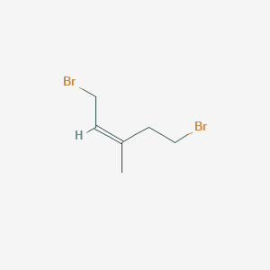 molecular formula C6H10Br2 B13441273 (Z)-1,5-Dibromo-3-methylpent-2-ene 