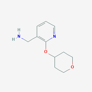 molecular formula C11H16N2O2 B13441279 [2-(Oxan-4-yloxy)pyridin-3-yl]methanamine 