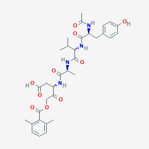 molecular formula C33H42N4O10 B134413 Caspase-1 Inhibitor IV CAS No. 154674-81-4