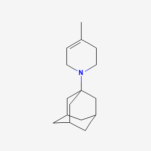 molecular formula C16H25N B13441325 1-(1-adamantyl)-4-methyl-3,6-dihydro-2H-pyridine 