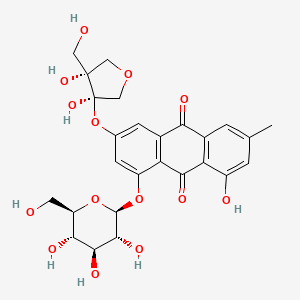 molecular formula C26H28O14 B13441341 Glucofrangulin B CAS No. 14062-59-0