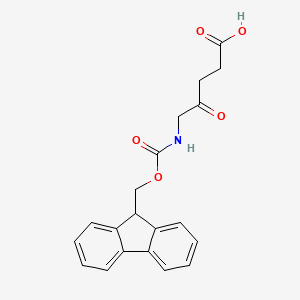 molecular formula C20H19NO5 B1344137 5-((((9H-Fluoren-9-yl)methoxy)carbonyl)amino)-4-oxopentanoic acid CAS No. 160111-41-1