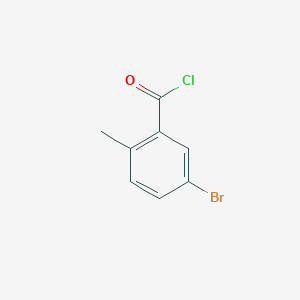 molecular formula C8H6BrClO B1344138 5-溴-2-甲基苯甲酰氯 CAS No. 21900-41-4