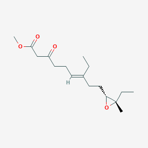 molecular formula C17H28O4 B13441415 Des-(3-Methyl-2-ene) 3-Oxo Juvenile Hormone I 