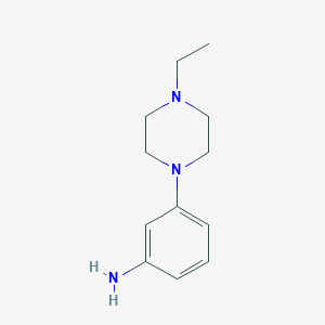 molecular formula C12H19N3 B1344142 3-(4-Ethylpiperazin-1-yl)aniline CAS No. 314061-78-4