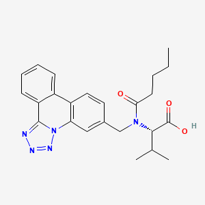 molecular formula C24H27N5O3 B13441467 Phenanthridin-6-ylmethyl Valsartan 