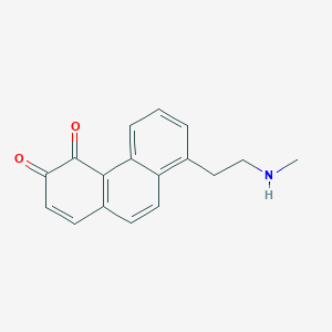 molecular formula C17H15NO2 B13441493 Apomorphine Phenanthrene Dione 