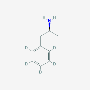 molecular formula C9H13N B13441505 Dextroamphetamine-d5 