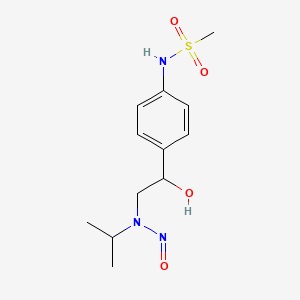 molecular formula C12H19N3O4S B13441518 N-Nitrososotalol CAS No. 134720-07-3