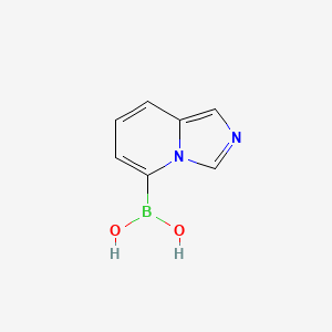 molecular formula C7H7BN2O2 B13441527 Imidazo[1,5-A]pyridin-5-ylboronic acid 