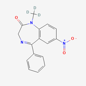 molecular formula C16H13N3O3 B13441548 Nimetazepam-d3 