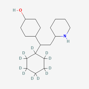 molecular formula C19H35NO B13441561 cis-Hydroxy Perhexiline-d11 (Mixture of Diastereomers) 