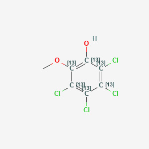 molecular formula C7H4Cl4O2 B13441566 Tetrachloroguaiacol-13C6 
