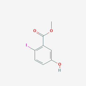 molecular formula C8H7IO3 B1344157 Methyl 5-hydroxy-2-iodobenzoate CAS No. 358672-64-7