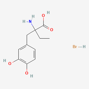 molecular formula C11H16BrNO4 B13441571 rac a-Ethyl DOPA Hydrobromide 