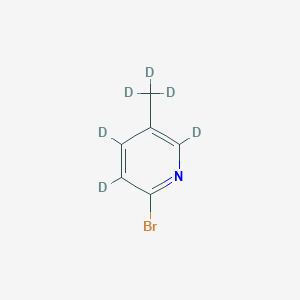 molecular formula C6H6BrN B13441581 2-Bromo-5-picoline-d6 