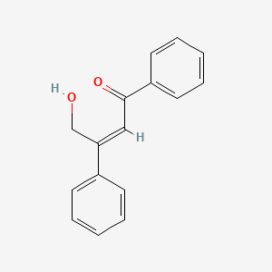 molecular formula C16H14O2 B13441592 4-Hydroxy-beta-methylchalcone 