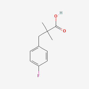 3-(4-Fluorophenyl)-2,2-dimethylpropanoic acid