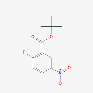 molecular formula C11H12FNO4 B1344168 Tert-butyl 2-fluoro-5-nitrobenzoate CAS No. 526218-22-4