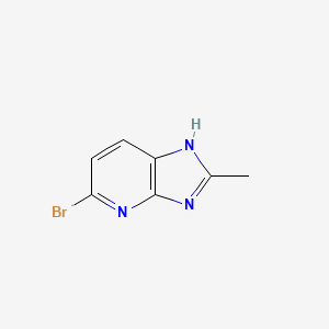 molecular formula C7H6BrN3 B1344172 5-bromo-2-methyl-3H-imidazo[4,5-b]pyridine CAS No. 219762-28-4