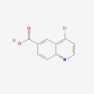 molecular formula C10H6BrNO2 B1344173 4-Bromoquinoline-6-carboxylic acid CAS No. 219763-87-8