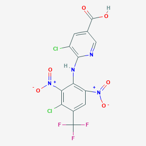 molecular formula C13H5Cl2F3N4O6 B13441745 FluazimImpurity2 CAS No. 161043-07-8