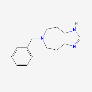 molecular formula C14H17N3 B1344176 6-Benzyl-1,4,5,6,7,8-hexahydroimidazo-[4,5-d]azepine CAS No. 303021-31-0