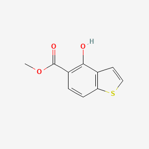 molecular formula C10H8O3S B1344184 Methyl 4-hydroxybenzo[b]thiophene-5-carboxylate CAS No. 246177-37-7