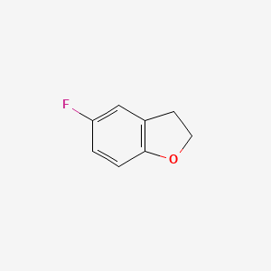 molecular formula C8H7FO B1344187 5-Fluoro-2,3-dihydrobenzofuran CAS No. 245762-35-0