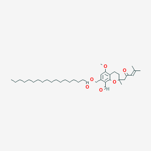 molecular formula C37H58O6 B13441892 Hericenone G CAS No. 141973-36-6