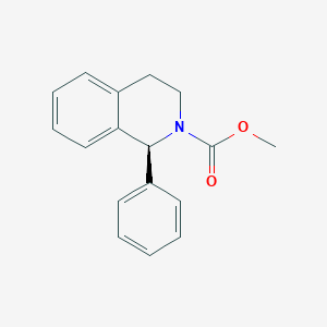 molecular formula C17H17NO2 B13441905 Methyl (1S)-3,4-Dihydro-1-phenyl-2(1H)-isoquinolinecarboxylate 