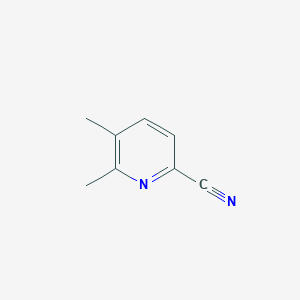 molecular formula C8H8N2 B1344192 5,6-Dimethylpicolinonitrile CAS No. 59146-67-7