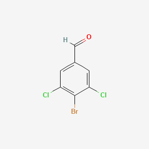 molecular formula C7H3BrCl2O B1344193 4-Bromo-3,5-dichlorobenzaldehyde CAS No. 120077-80-7