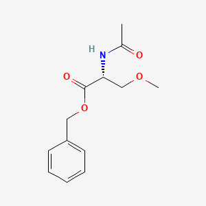 molecular formula C13H17NO4 B13441943 N-Acetyl-O-methyl-D-serine Phenylmethyl Ester CAS No. 1620134-82-8
