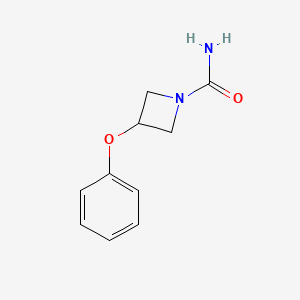 molecular formula C10H12N2O2 B13441958 3-Phenoxyazetidine-1-carboxamide 