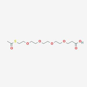 molecular formula C13H24O7S B13442049 2-Oxo-6,9,12,15-tetraoxa-3-thiaoctadecan-18-oic acid 