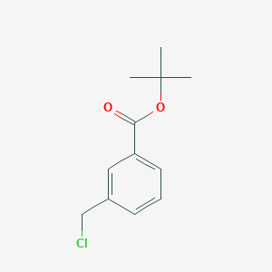 molecular formula C12H15ClO2 B1344206 Tert-butyl 3-(chloromethyl)benzoate CAS No. 220510-74-7