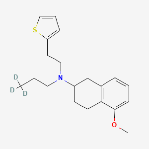 molecular formula C20H27NOS B13442071 rac-Rotigotine-d3 Methyl Ether 