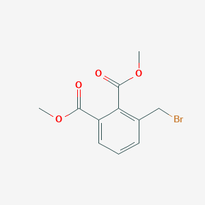 molecular formula C11H11BrO4 B1344209 Dimethyl 3-(bromomethyl)phthalate CAS No. 24129-04-2