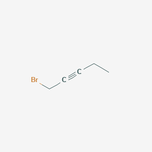 molecular formula C5H7Br B134421 1-Bromo-2-pentyne CAS No. 16400-32-1