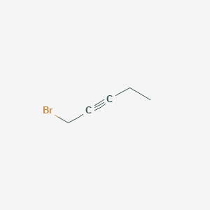 molecular formula C5H7Br B134421 1-Bromopent-2-yne CAS No. 16400-32-1