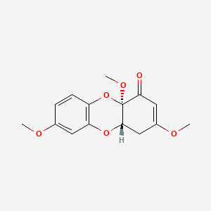 molecular formula C15H16O6 B13442141 4a-Demethoxysampsone B 